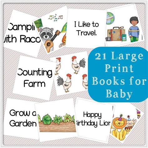 early reader books  large print improve focus  delight babies