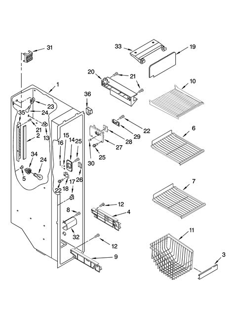 model kenmore elite refrigerator parts diagram reviewmotorsco