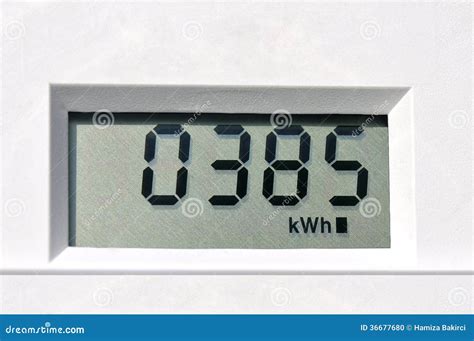 digital electric meter stock photo image  meters modern