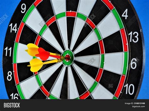 target sport darts image photo  trial bigstock