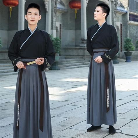 chinese ancient costume hanfu male traditional men clothes martial arts