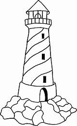 Lighthouse Coloring Pages Adults Coastal Template Phare Lighthouses Colouring sketch template
