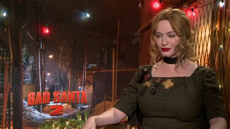 Bad Santa 2 Christina Hendricks Official Movie Interview