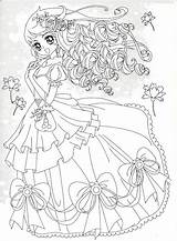 Coloring Pages Google Books Princess Anime Book Disney Girl Fashion sketch template
