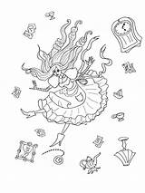 Alice Coloring Merveilles Colorear Hadas Adultos Fairy Contes Cuentos Disegni Ritorno Infanzia Colorare Olivier Adulti Coloriages Fiabe Enfance Hole Inspiré sketch template