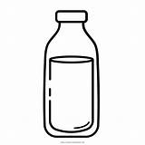Bottle Milk Coloring Water Pages Bottles Drawing Color sketch template
