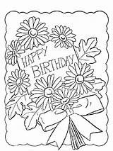 Birthday Happy Coloring Pages Printable Color Holiday Favorite Choose Kids Bright Colors sketch template