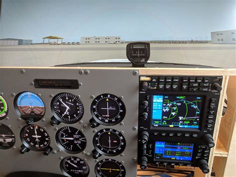 avionics stack cessna  flight simulator panel