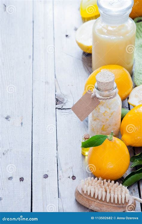 organic lemon spa stock photo image  freshness ingredient
