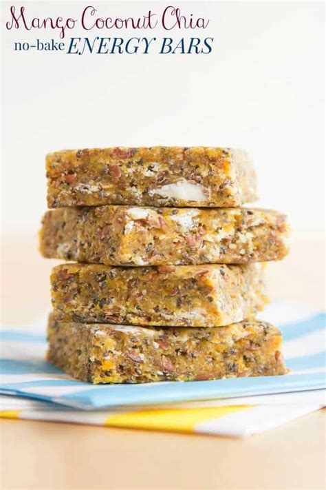 mango coconut chia no bake energy bars findyourfun with crocs cupcakes and kale chips