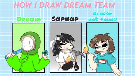 How I Draw Dream Team In 2020 Dream Team Character