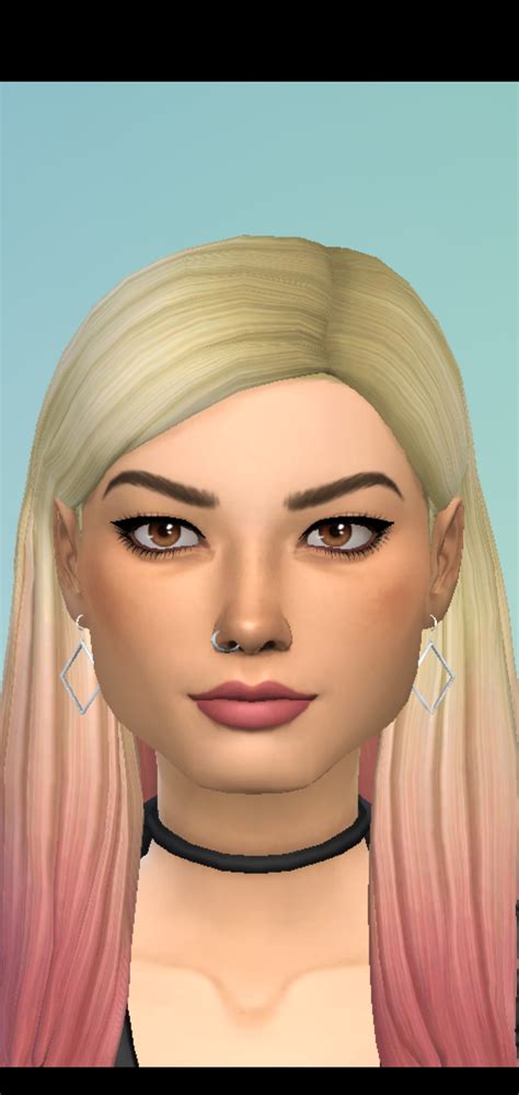 my sim based on maeve wiley in sex education i love how she turned out