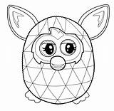 Furby sketch template