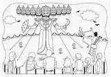 Dussehra Drawing Kids Festivals Festival Sketches Sketch Colouring Ravan Coloring Drawings Diwali Ravana India Pages Dusshera Easy Dussera Sheets Religious sketch template
