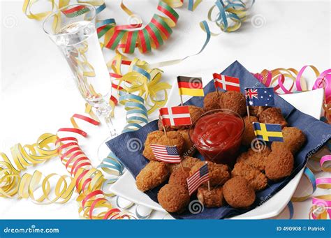 party snack stock photo image  abstract party nourishment
