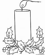 Candle Christmas Coloring Pages Drawing Advent Light Printable Color Candles Pencil Template Kids Print Blow Wind Drawings Templates Getdrawings Book sketch template