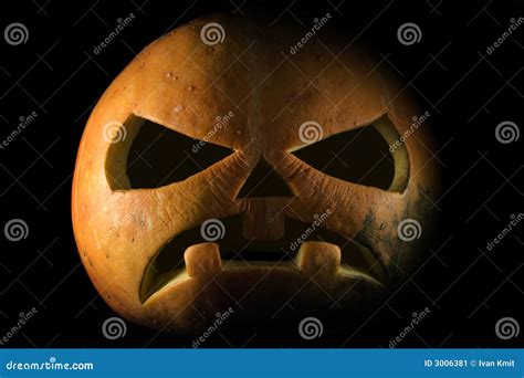 halloweenblack stock image image  pumkin maple evil