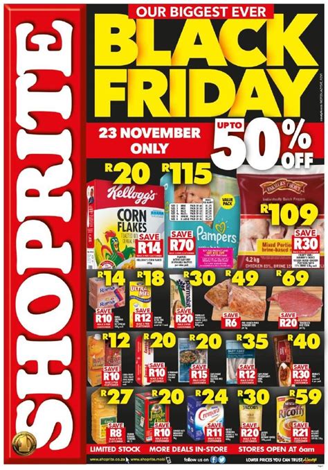 early black friday deals   offer today     shoprite  pick  pay