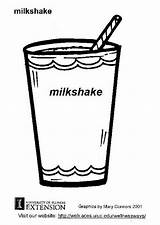 Milkshake Coloring Pages Printable Large Edupics 67kb sketch template