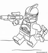 Coloring Clone Trooper Lego Pages Printable sketch template
