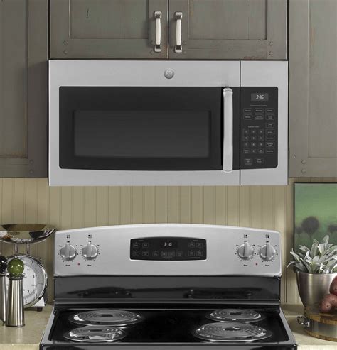 range microwave oven ge  cu ft stainless steel ss  watts microwaves