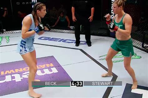 the ultimate fighter 26 results ariel beck vs montana stewart mma