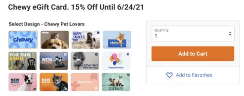 chewy gift cards    june  save   pets supplies
