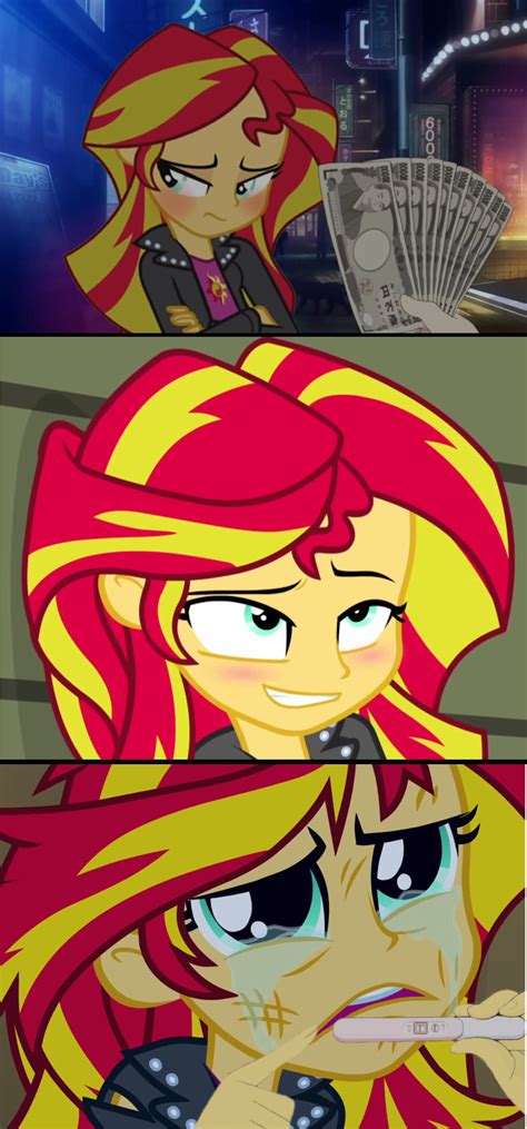 sunset shimmer s mistake pregnancy announcement know your meme