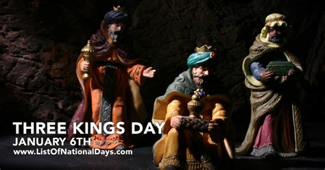 january   kings day list  national days