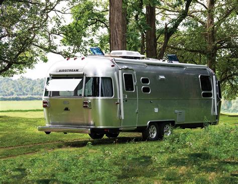 airstream unveils   grid ready globetrotter trailer airstream travel trailers airstream