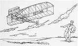Wright Brothers Airplane Orville Wilbur Template sketch template