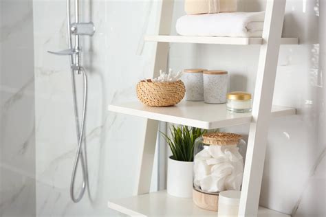 ceramic shower shelf corner transform  bathroom   stylish  functional storage solution
