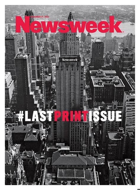 newsweek s last print issue cover released photo huffpost