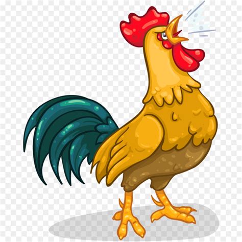 high quality rooster clipart cartoon transparent png images