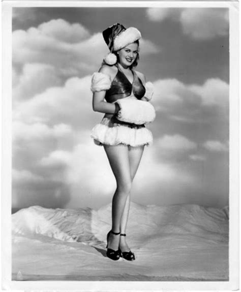 30 Vintage Hollywood Starlet Christmas Pin Up Photos ~ Vintage Everyday