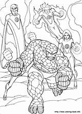 Fantastiques Fantastici Ausmalbilder Malvorlagen Marvel Malbuch sketch template