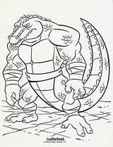 Turtle Turtles Ryan Mutant Leatherhead Lambiek sketch template