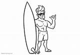 Surfboard Bettercoloring Glasses Respective sketch template