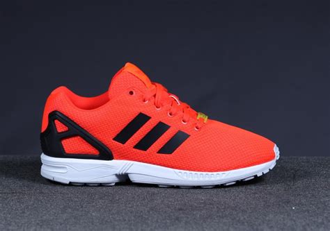 adidas zx flux solar red   weartesters