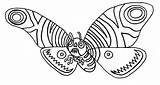 Mothra Coloring Pages Godzilla Town Color Wenchkin Click Moths Thought Run Since Being Why Over Print sketch template