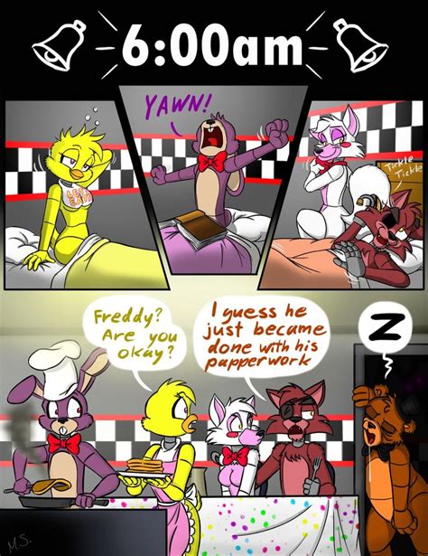 sleep time at freddy s part 2 by magzieart on deviantart anime fnaf