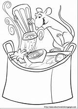 Ratatouille Coloring Pages Disney Kids Movie Night Educationalcoloringpages Fun Printable Family sketch template