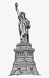 Statue Liberty Clipart York Drawing Vector Stuff States United Usa Coloring Printable Pencil Illustration Graphics Clipground Stock Domain Public Kindpng sketch template