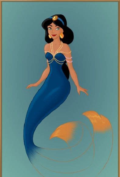 Jasmine Mermaid Disney Princess Mermaid Disney Disney