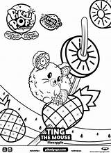 Coloring Pages Animals Kawaii Printable Pops Pikmi Ting Kids Fun sketch template