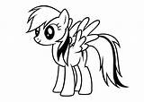 Pony Dash Rainbow Coloring Little Pages Drawing Printable Kids Clipart Mlp Ponies Colouring Cartoon Rainbowdash Print Book Clipartmag Cliparts Gif sketch template