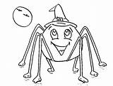Spider Coloring Halloween Pages Printable Scary Kids Redback Sheets Print Spiderman Spiders Color Simple Drawing Face Bestcoloringpagesforkids Skulls Getdrawings Pumpkin sketch template
