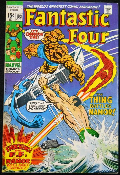 Fantastic Four 103 Fn Sub Mariner Silver Age Comics