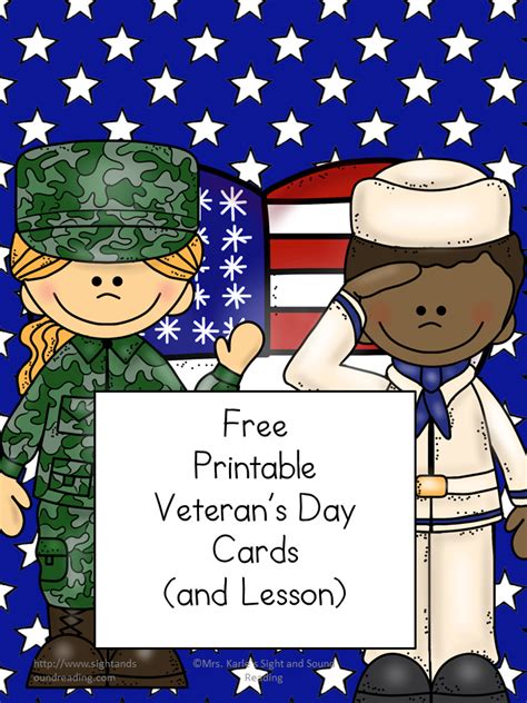 printable veterans day cards veterans day lesson plan
