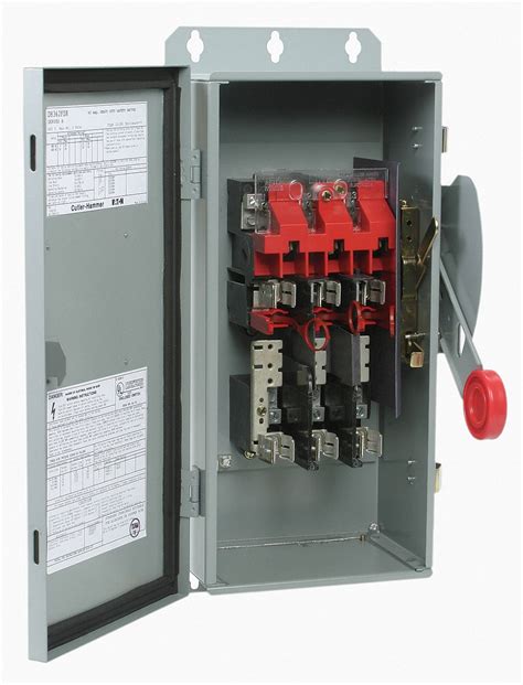 eaton safety switch fusible heavy 600v ac 250v dc voltage 3 phase